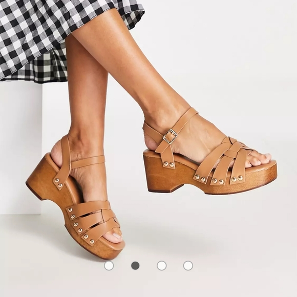 RAID Wooden platform sandals - Picture 4 of 4